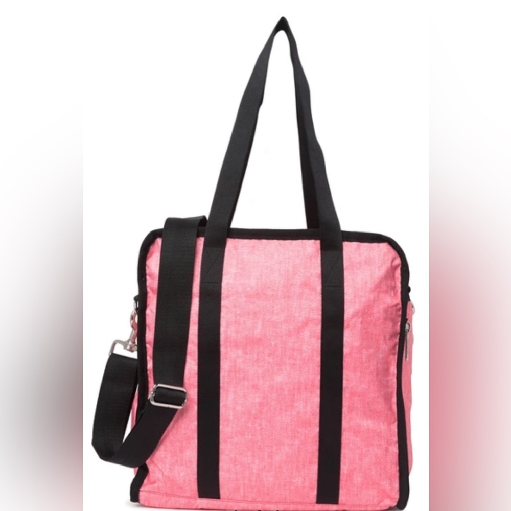 Lesportsac Gabrielle Box Tote in Pink Dahlia Denim